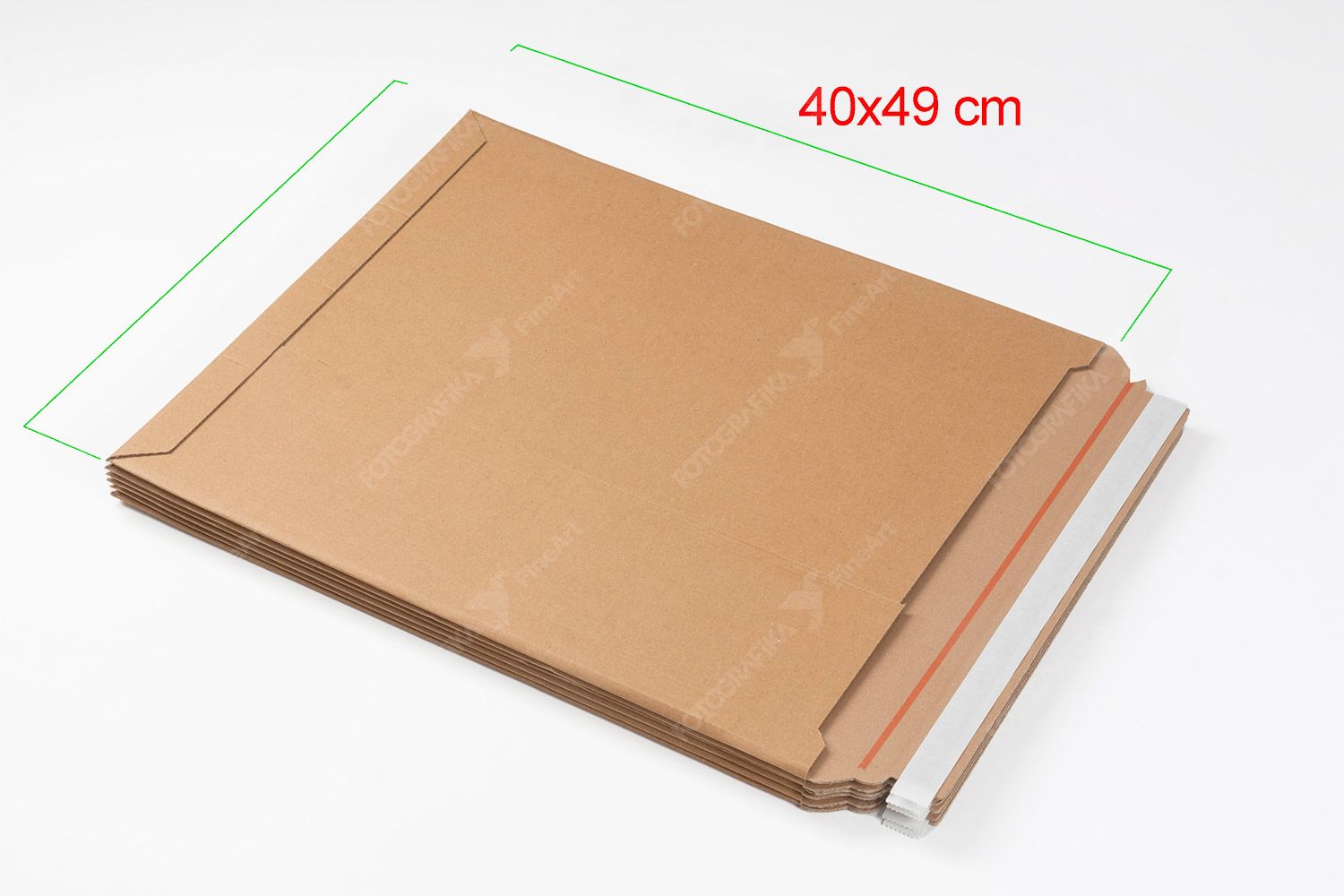 Karton Kargo Zarfı (40x49 cm, Yapışkanlı Kapak)
