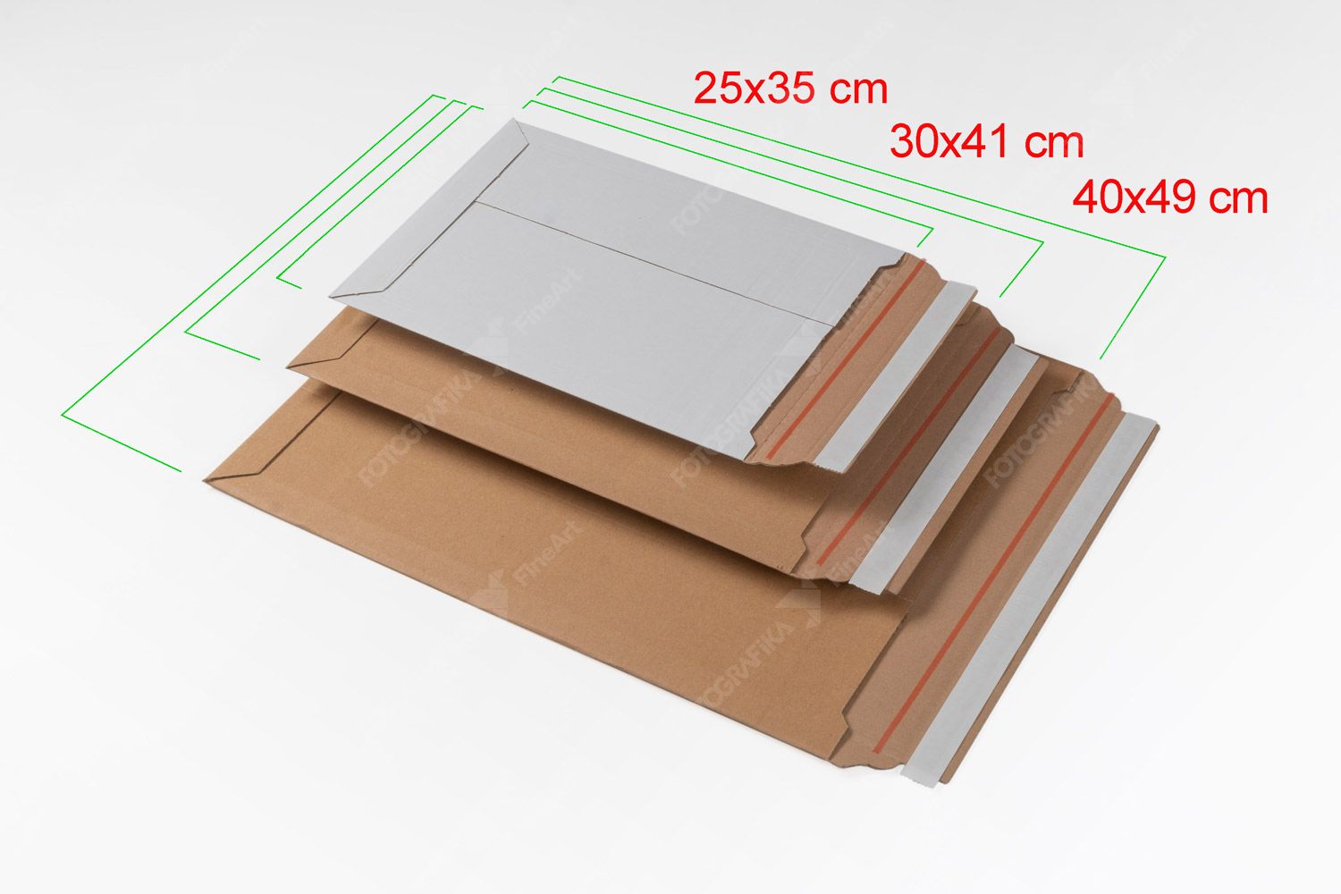 Karton Kargo Zarfı (40x49 cm, Yapışkanlı Kapak)