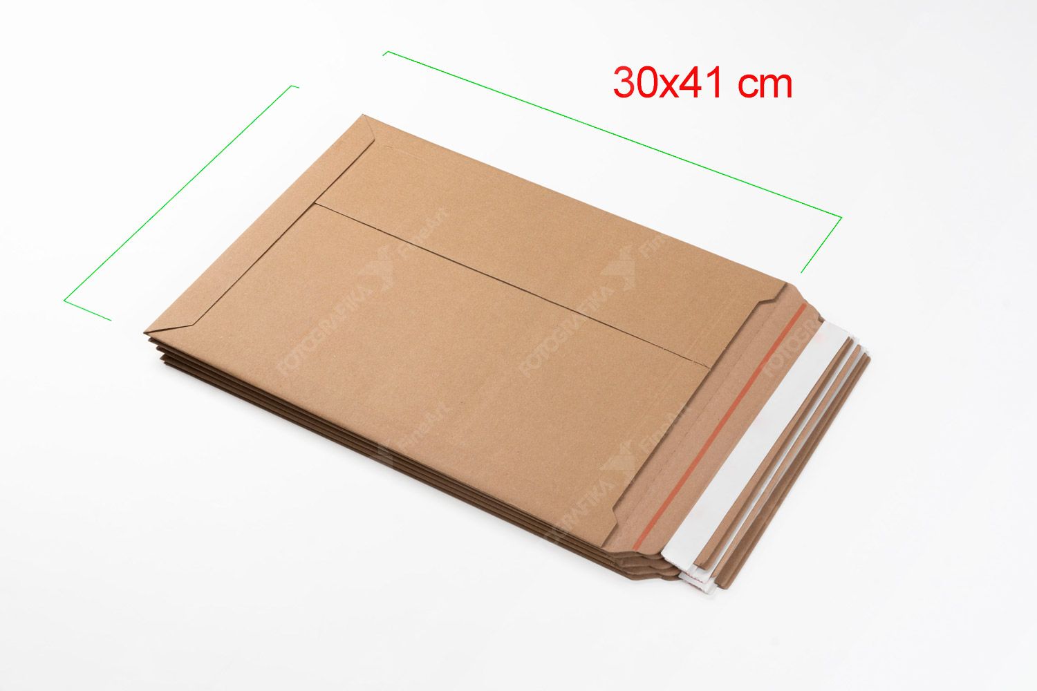 Karton Kargo Zarfı (30x41 cm, Yapışkanlı Kapak)