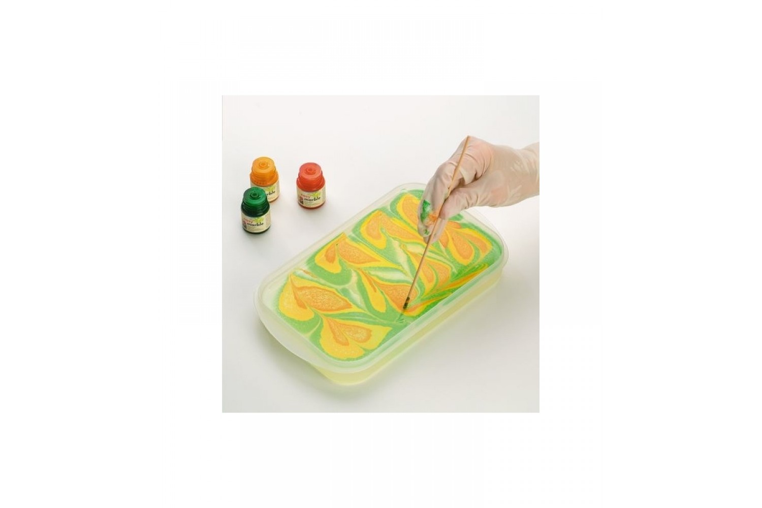 Marabu, Easy Marble Kolay Ebru Boyası (Set: 6 renk, MA-130500087)