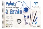 Clairfontaine, Paint-on a Grain Çizim Blok, Resim Defteri (6'lı Paket, 200 gr, 25x35 cm, 15 yaprak)