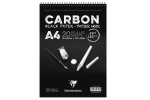 Clairfontaine, Carbon Çizim Blok A4 Üstten Spiralli - Tekli (120 gr, 20 yaprak)