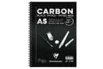 Clairfontaine, Carbon Çizim Blok A5 Yandan Spiralli - Tekli (120 gr, 20 yaprak)