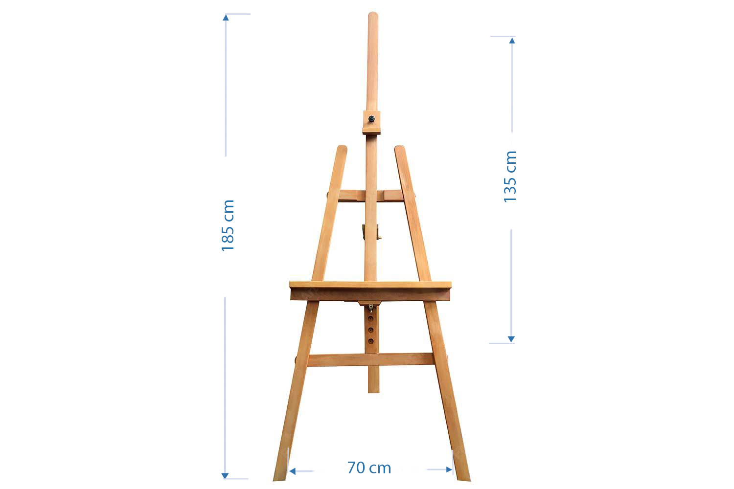 PonART, PRS-T310 Raflı Şövale (Kayın, maks. tuval yüksekliği 135 cm, PRS-310)