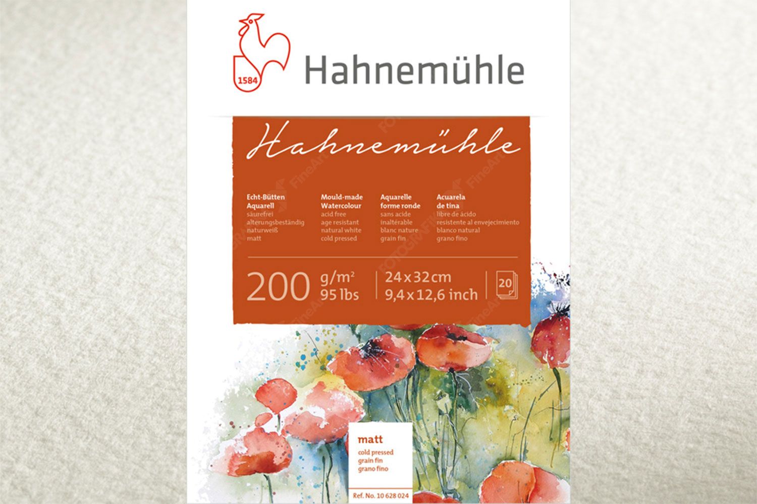 Hahnemühle, 200 gsm - Rough - Blok (20 yaprak)