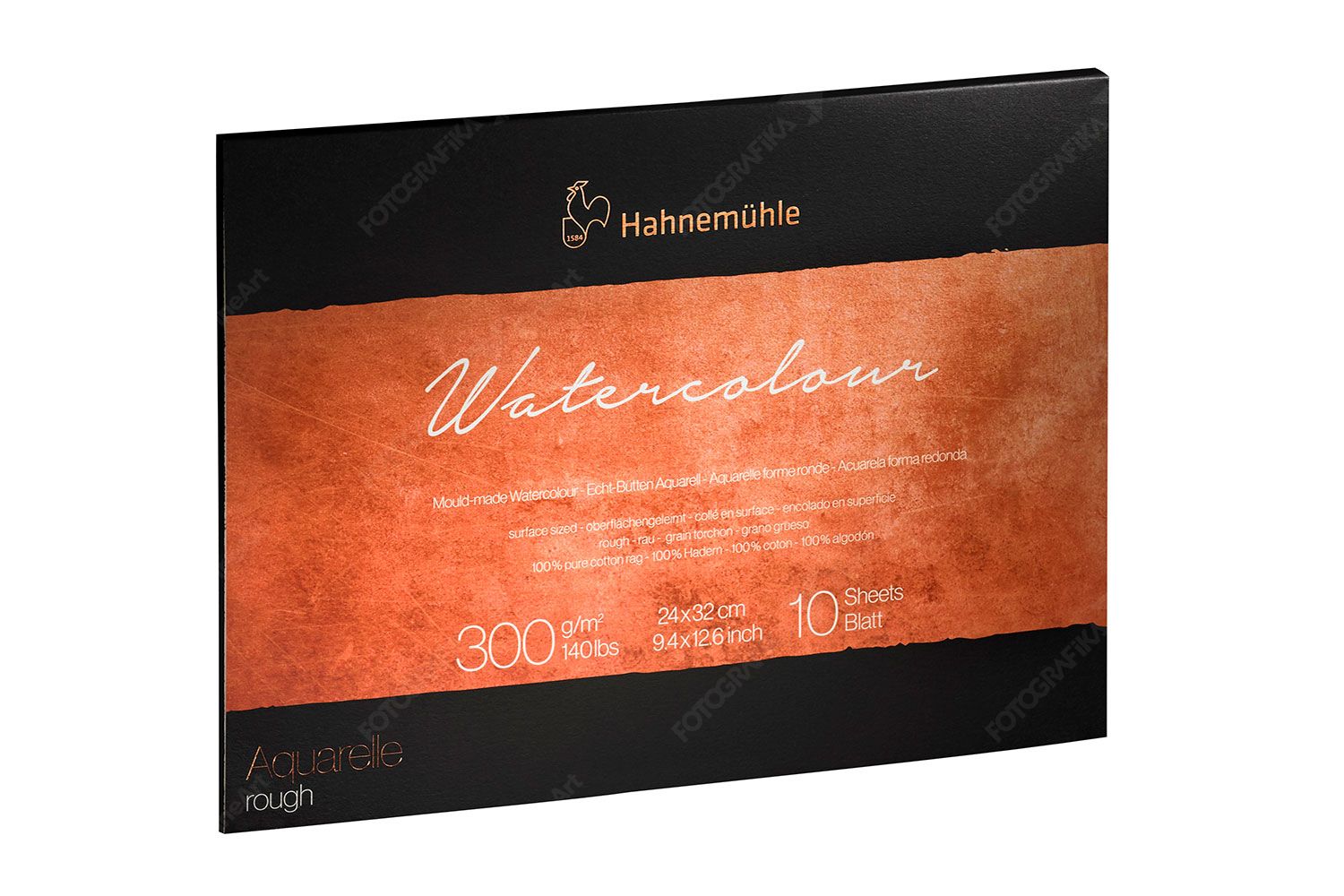 Hahnemühle, Collection (Aquarelle) 300 gsm - Hot Pressed - Blok (10 yaprak)